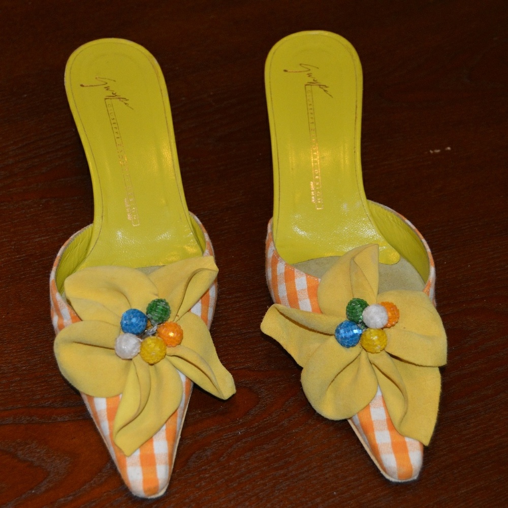 Giuseppe Zanotti yellow heels